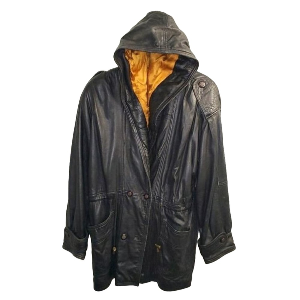 Clout Related Clothes Ladies Leather Coat Size Small
